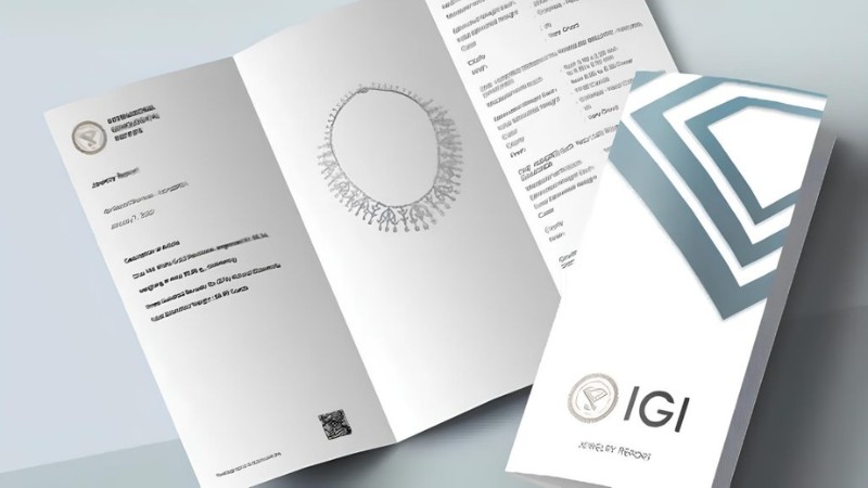 Giấy chứng nhận IGI cung cấp thông số nhận dạng và chất lượng của viên kim cương