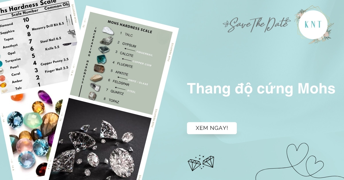 Thang độ cứng Mohs: 10 cấp độ chuẩn và ứng dụng của thang đo