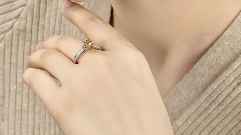 Trang sức kim cương nâu phù hợp với nhiều phong cách khác nhau