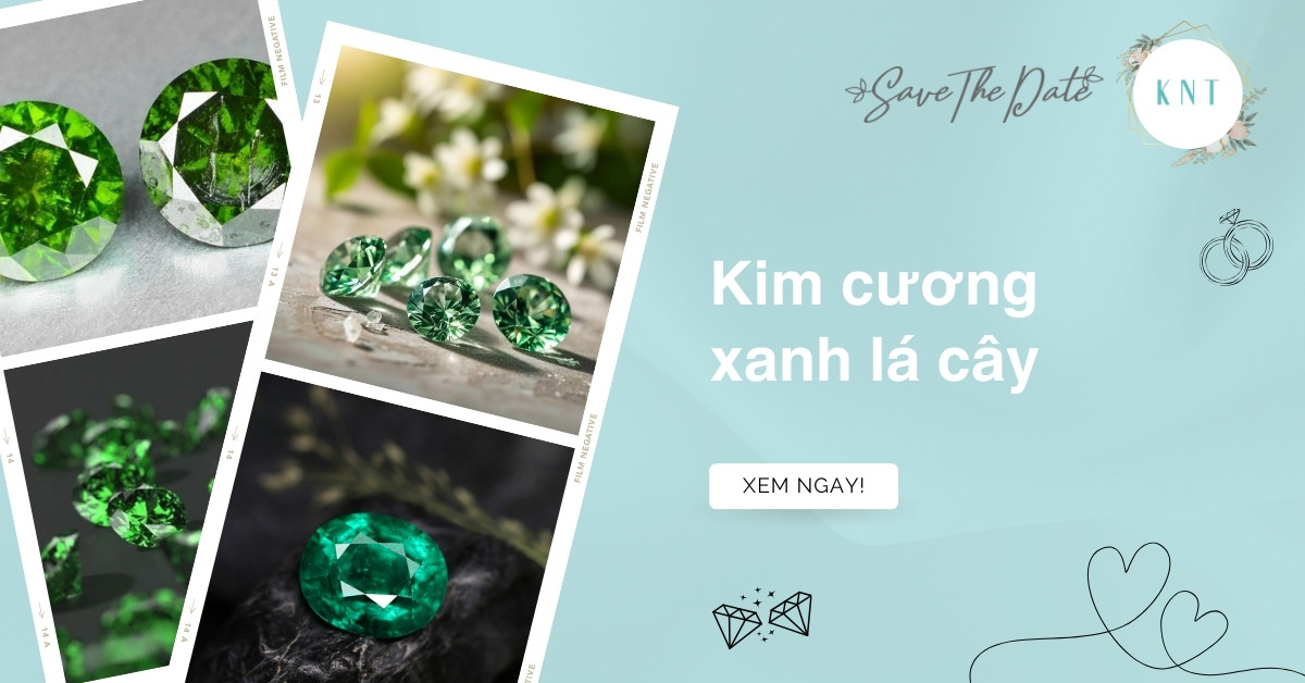 Kim cương xanh lá cây: Quá trình hình thành sắc xanh quý hiếm