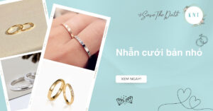 Top 10 mẫu nhẫn cưới bản nhỏ tinh tế cho cặp đôi hiện đại