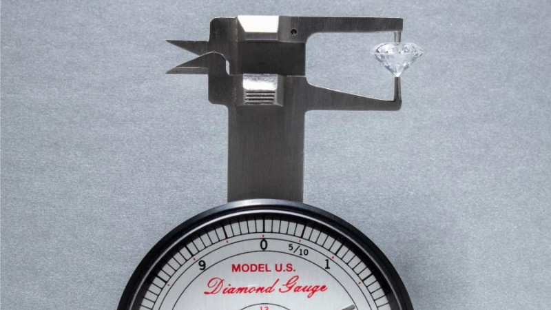 Thước Leveridge Gauge đo đường kính kim cương tròn