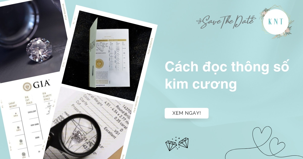Cách đọc thông số kim cương trên giấy kiểm định GIA cho người mới