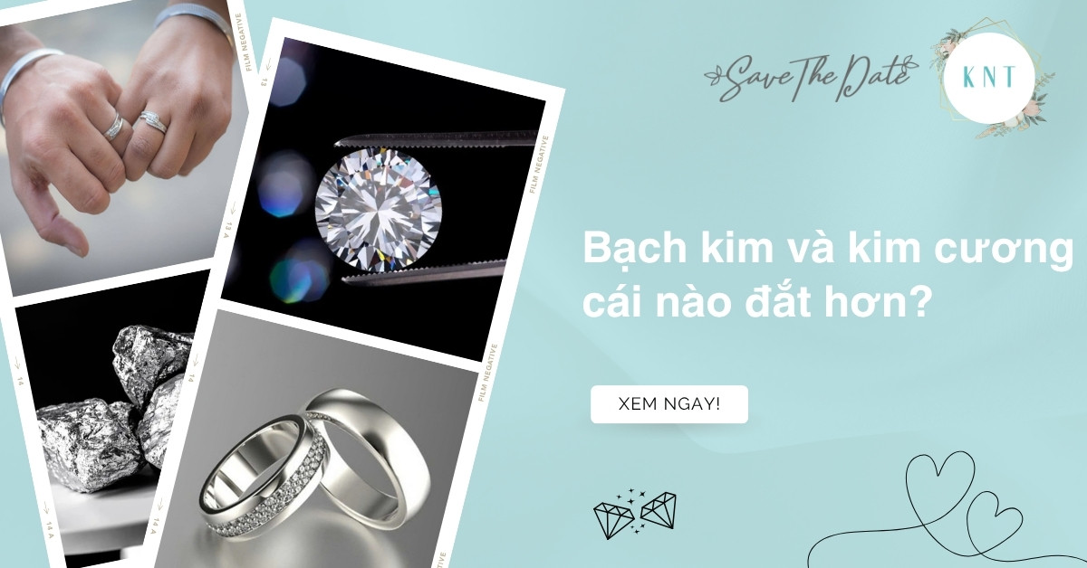Bạch kim và kim cương cái nào đắt hơn? Giải đáp chi tiết