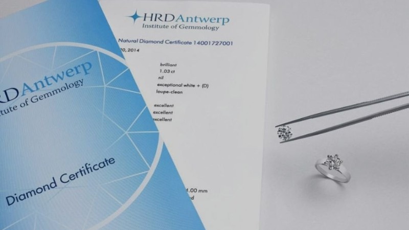 HRD là tổ chức giám định kim cương có trụ sở tại Bỉ, hoạt động mạnh tại thị trường châu Âu