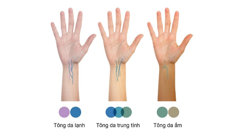 Phân tích sắc tố da để chọn màu vỏ nhẫn