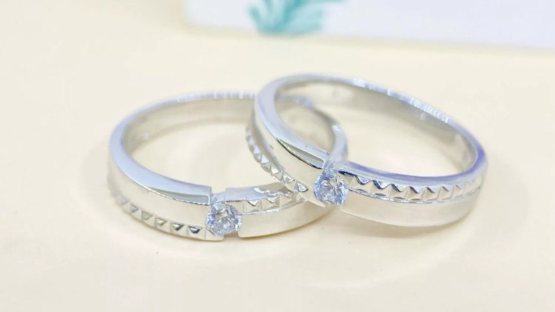 Nhẫn cưới vàng Ý có thiết kế nổi bật và trẻ trung