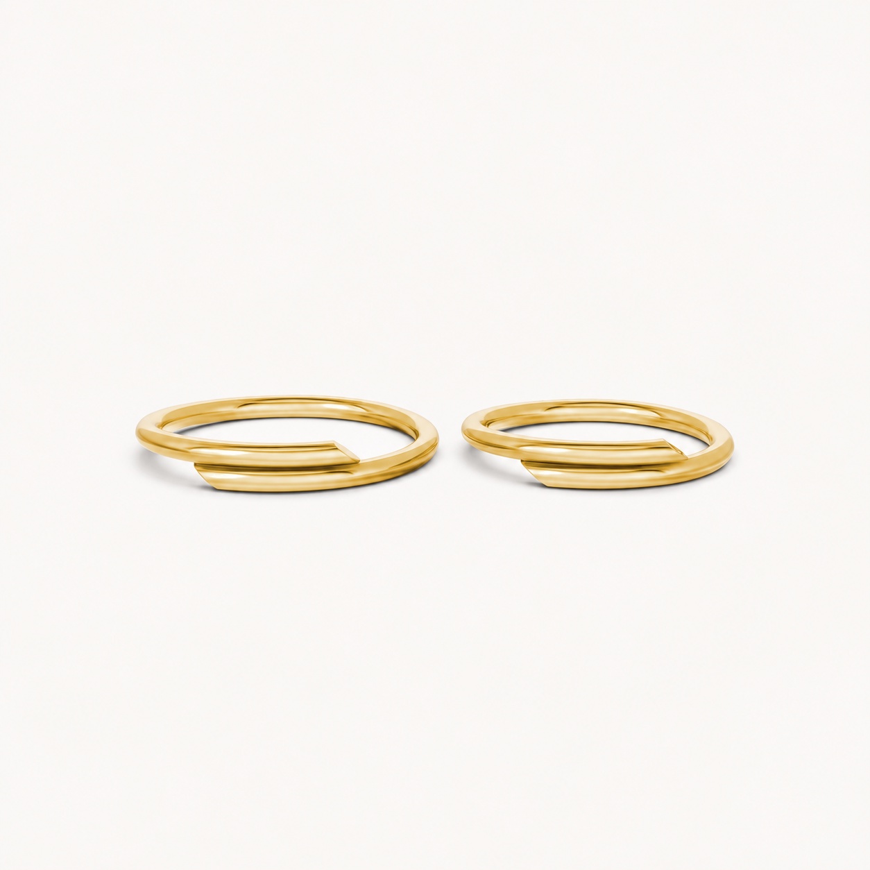 NHẪN CẶP VÀNG CV116 màu Vàng Gold thiết kế tinh xảo, độc đáo