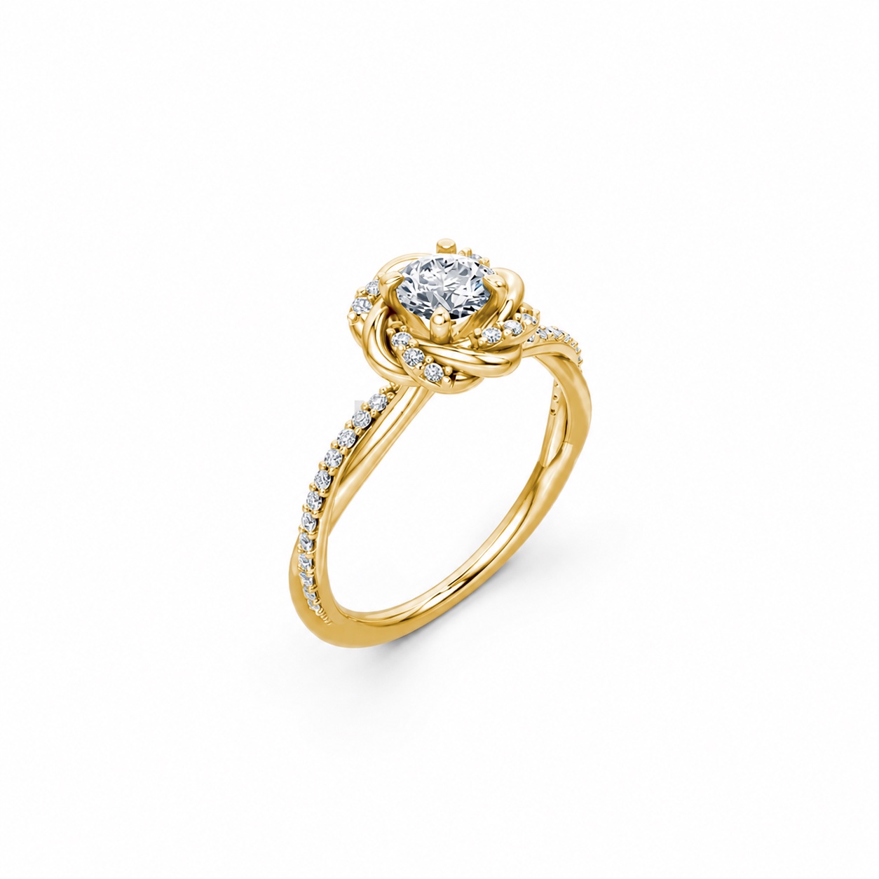 Nhẫn đính hôn R446 – SEOUL Vàng Gold thiết kế tinh tế, sang trọng