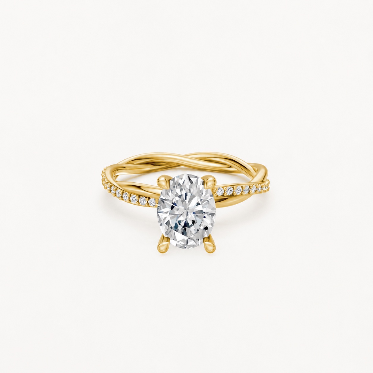 Nhẫn đính hôn đá Moissanite RM2 Vàng Gold vàng 10K/14K/18K/607 cao cấp, thanh lịch