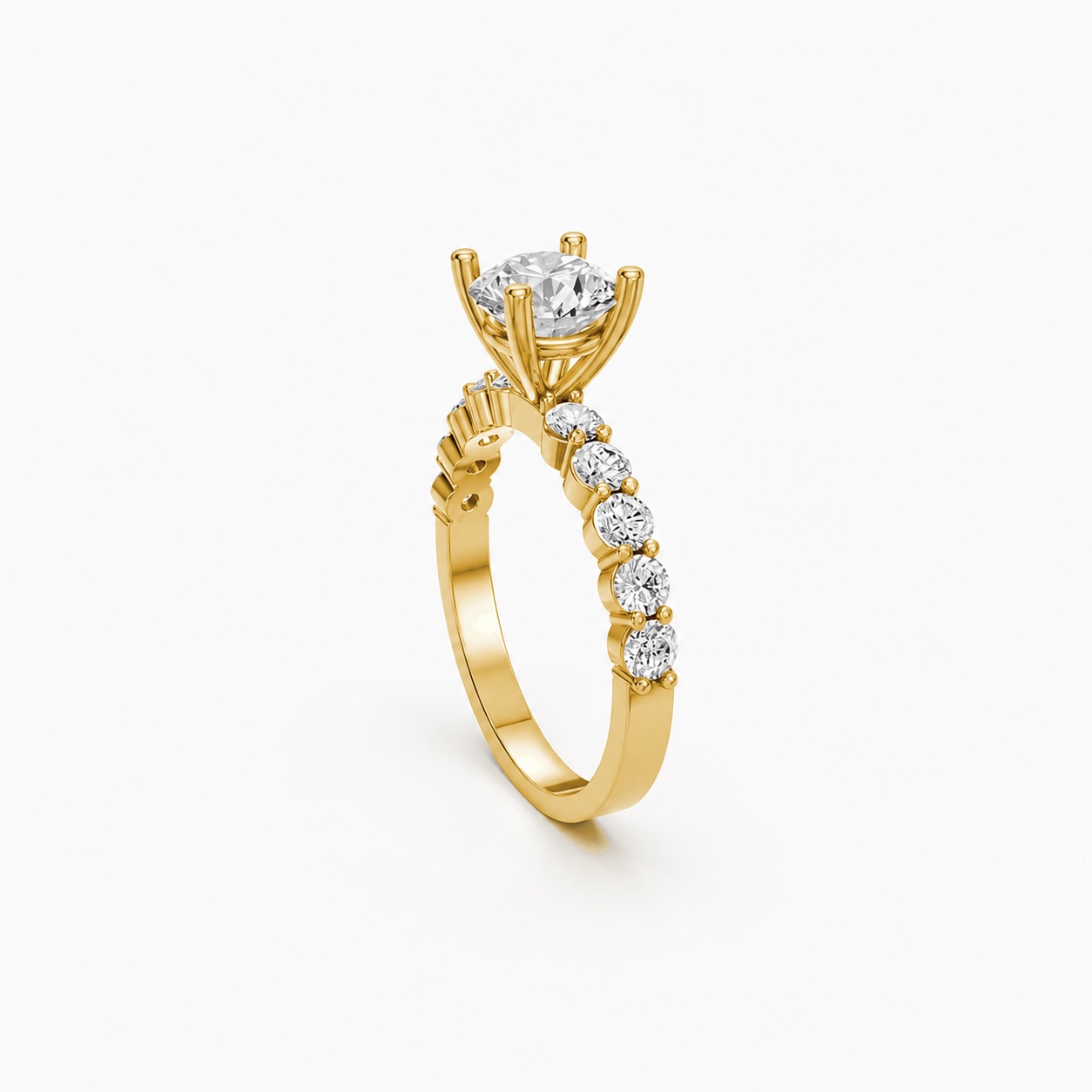 Nhẫn đính hôn đá Moissanite RM21 – ANTONELLA Vàng Gold thiết kế tinh xảo, độc đáo