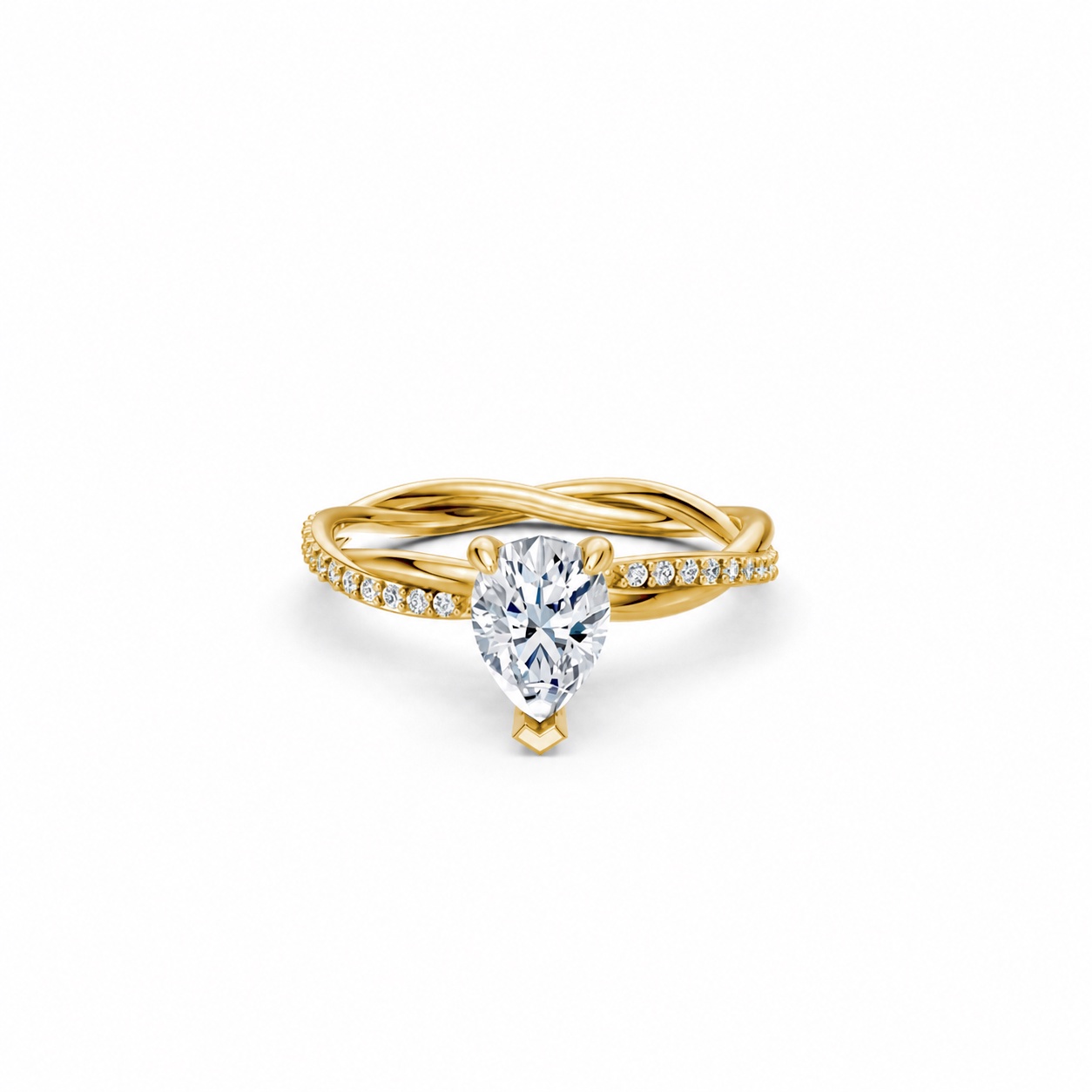 Nhẫn đính hôn đá Moissanite RM7 – AUBREE Vàng Gold vàng 10K/14K/18K/607 cao cấp, thanh lịch