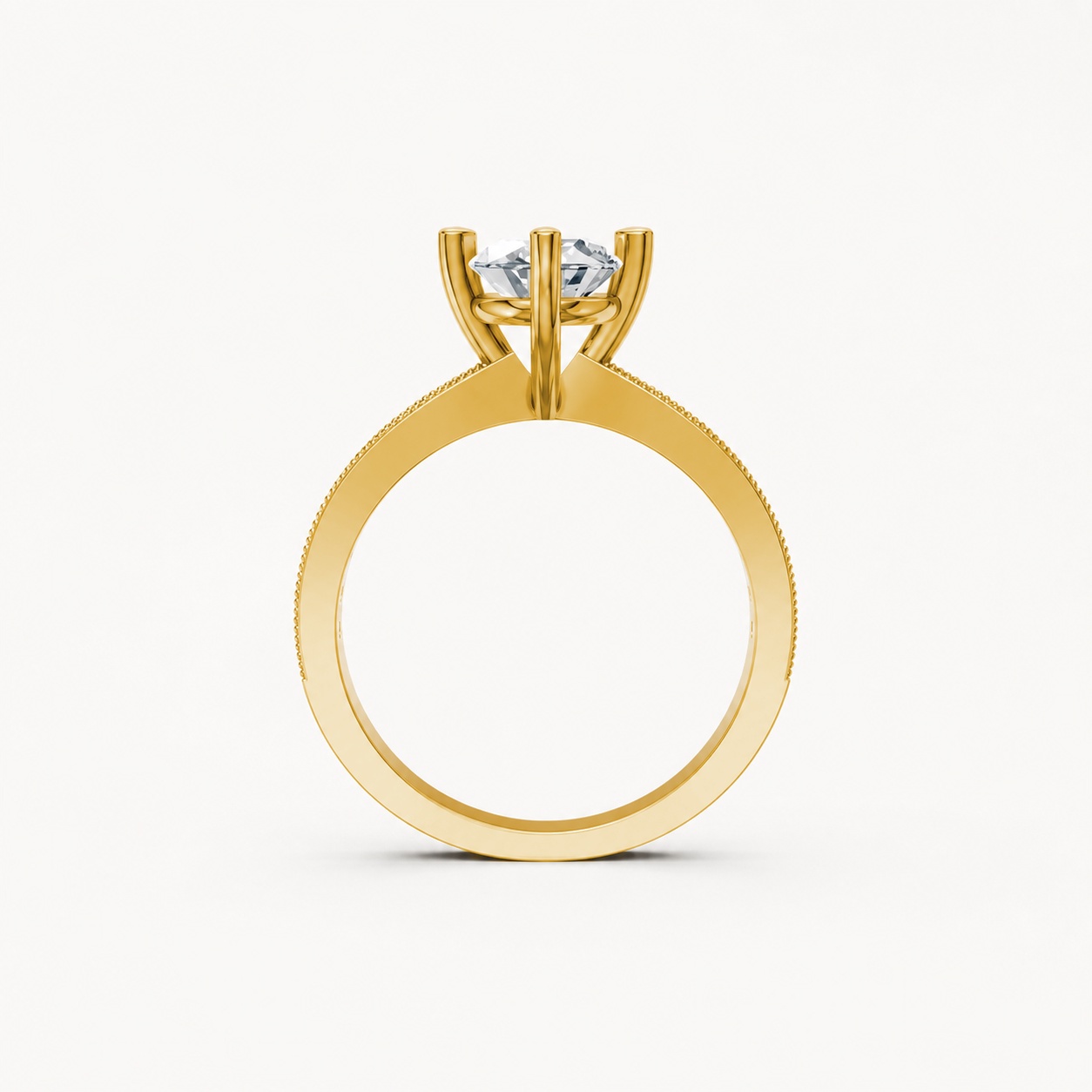 Nhẫn đính hôn đá Moissanite RM9 – ARIN Vàng Gold thiết kế phá cách, sang trọng