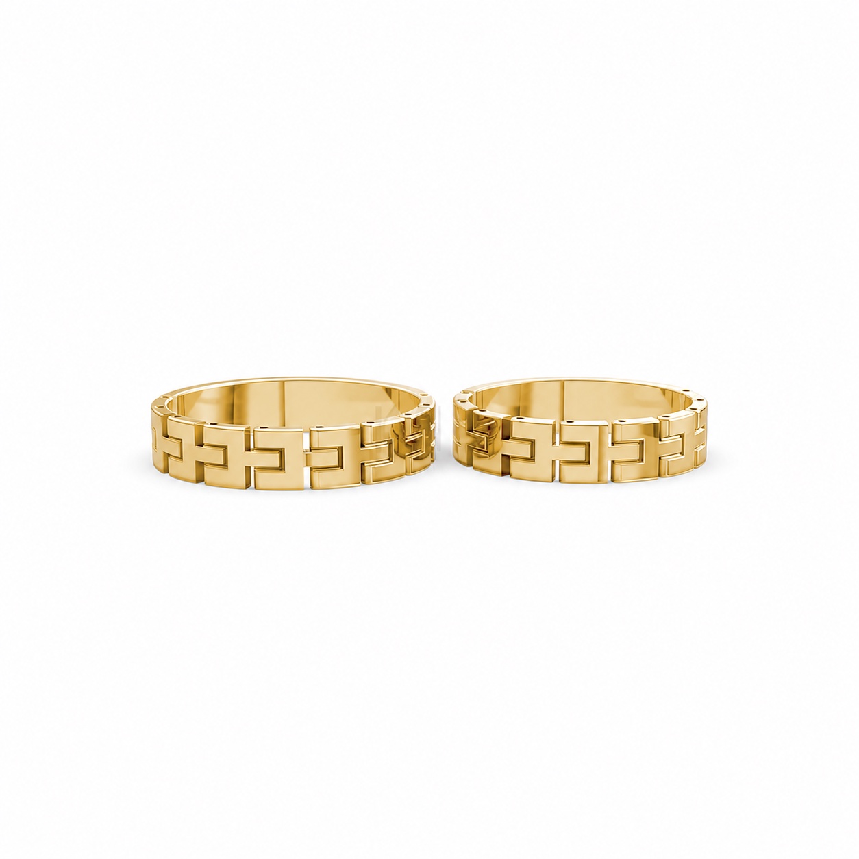Nhẫn cưới A120 màu Vàng Gold vàng 10K/14K/18K/607 cao cấp, thanh lịch