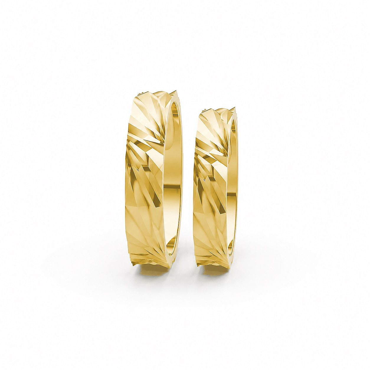 Nhẫn cưới A139 màu Vàng Gold vàng 10K/14K/18K/607 cao cấp, thanh lịch