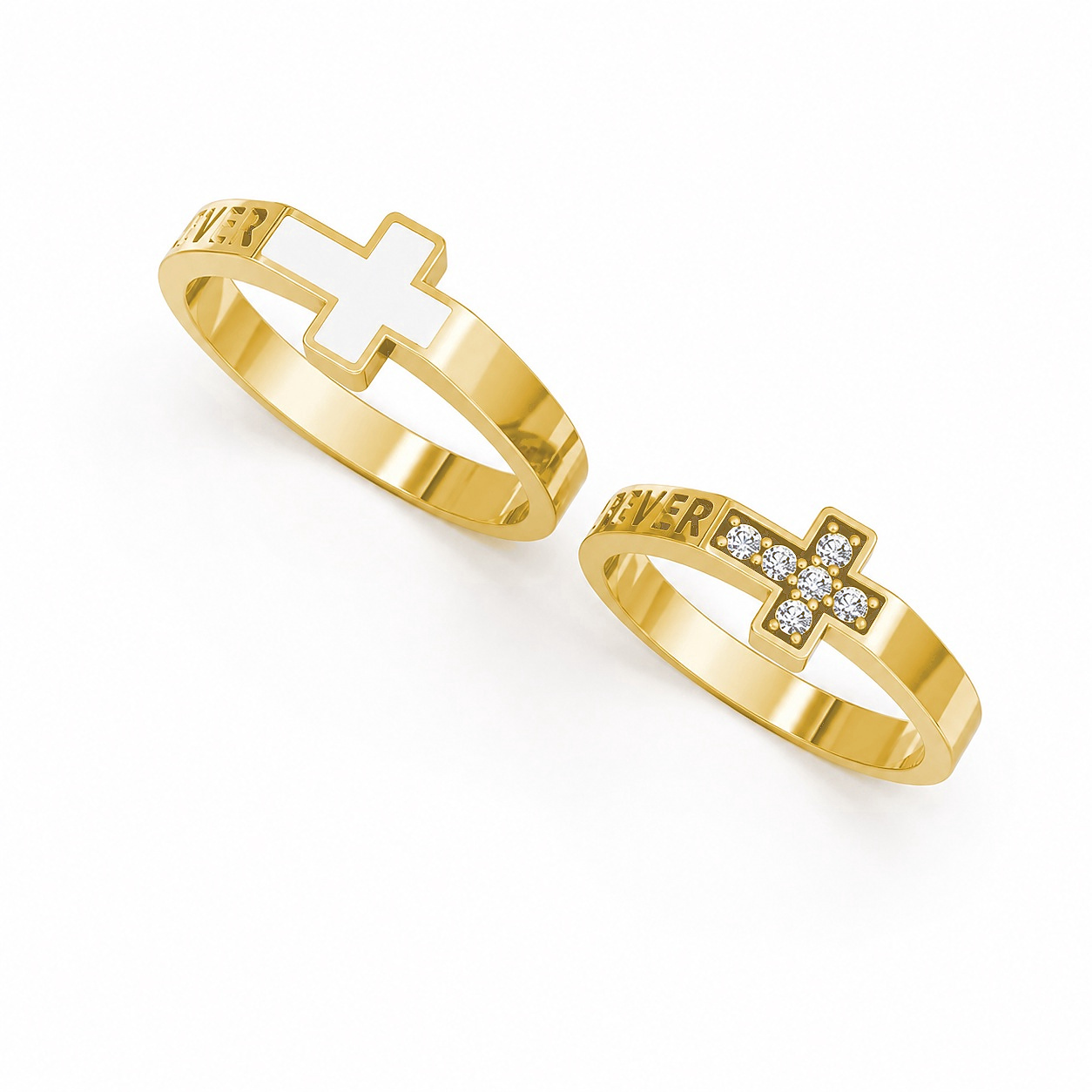 Nhẫn cưới A176 màu Vàng Gold vàng 10K/14K/18K/607 cao cấp, thanh lịch
