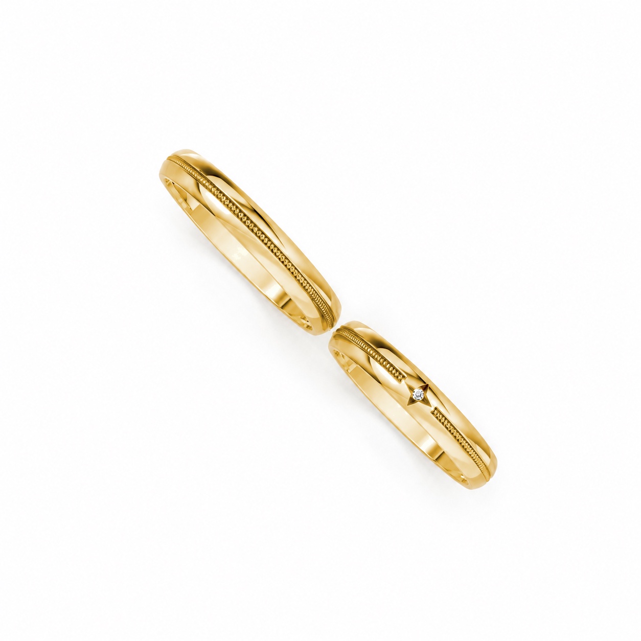 NHẪN CƯỚI A200 Vàng Gold thiết kế tinh xảo, độc đáo