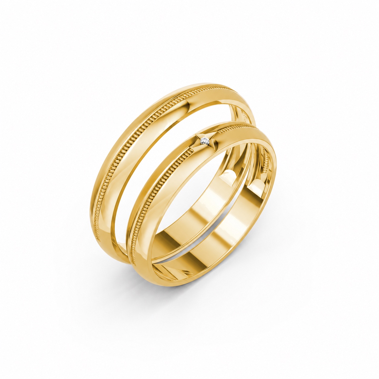NHẪN CƯỚI A200 Vàng Gold thiết kế tinh tế, sang trọng