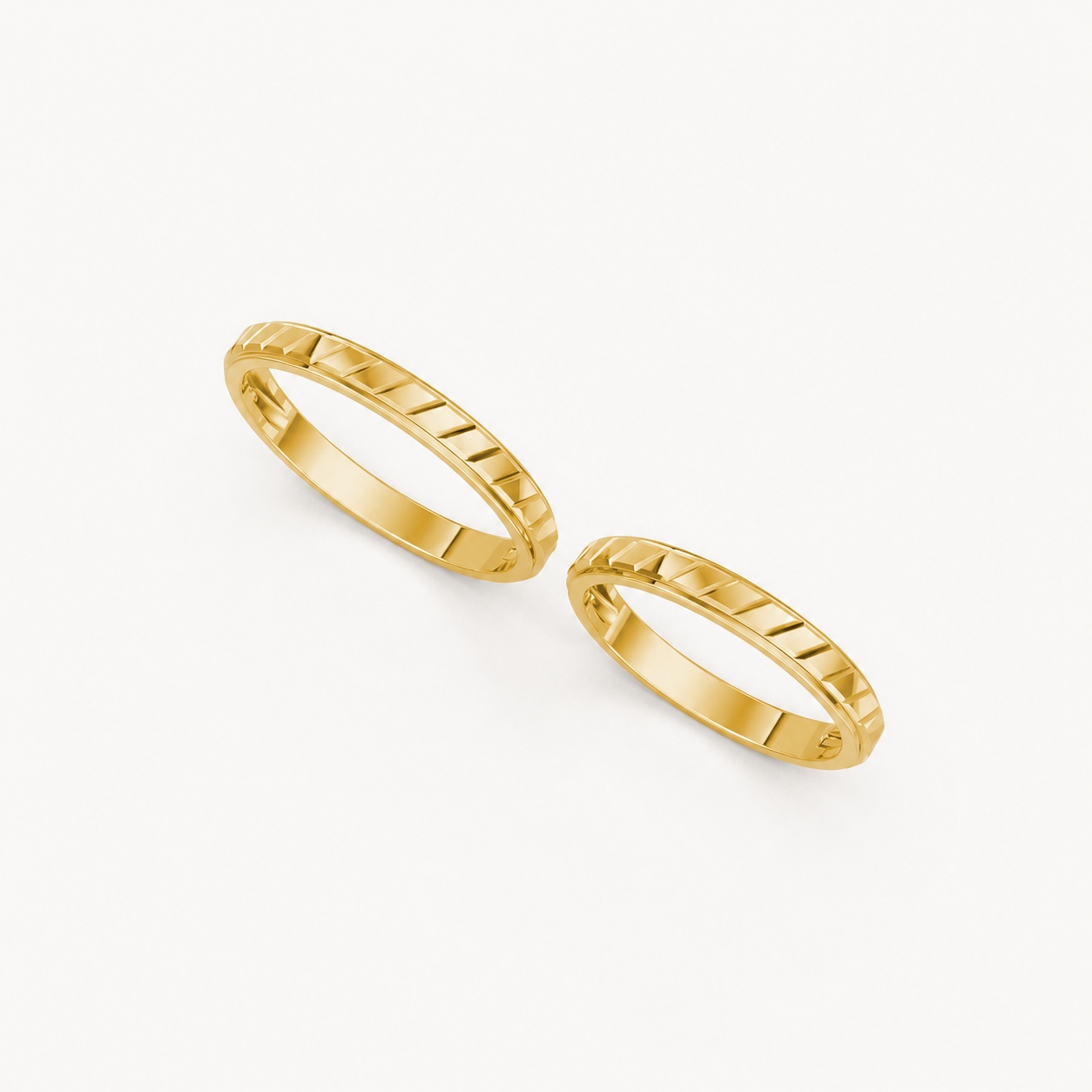 Nhẫn cưới A209 màu Vàng Gold vàng 10K/14K/18K/607 cao cấp, thanh lịch