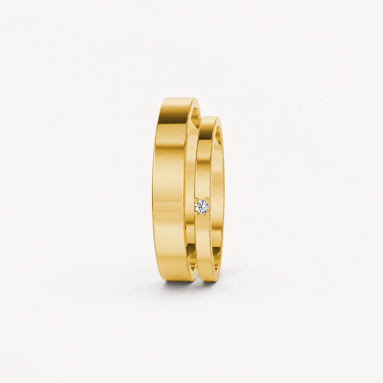 NHẪN CƯỚI A248 Vàng Gold thiết kế phá cách, sang trọng