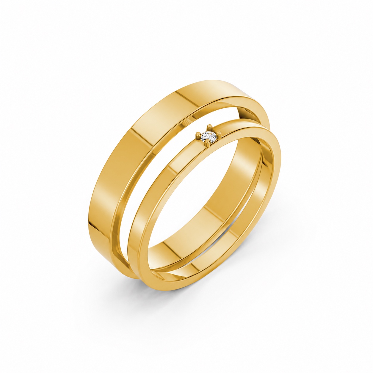 NHẪN CƯỚI A248 Vàng Gold thiết kế tinh tế, sang trọng