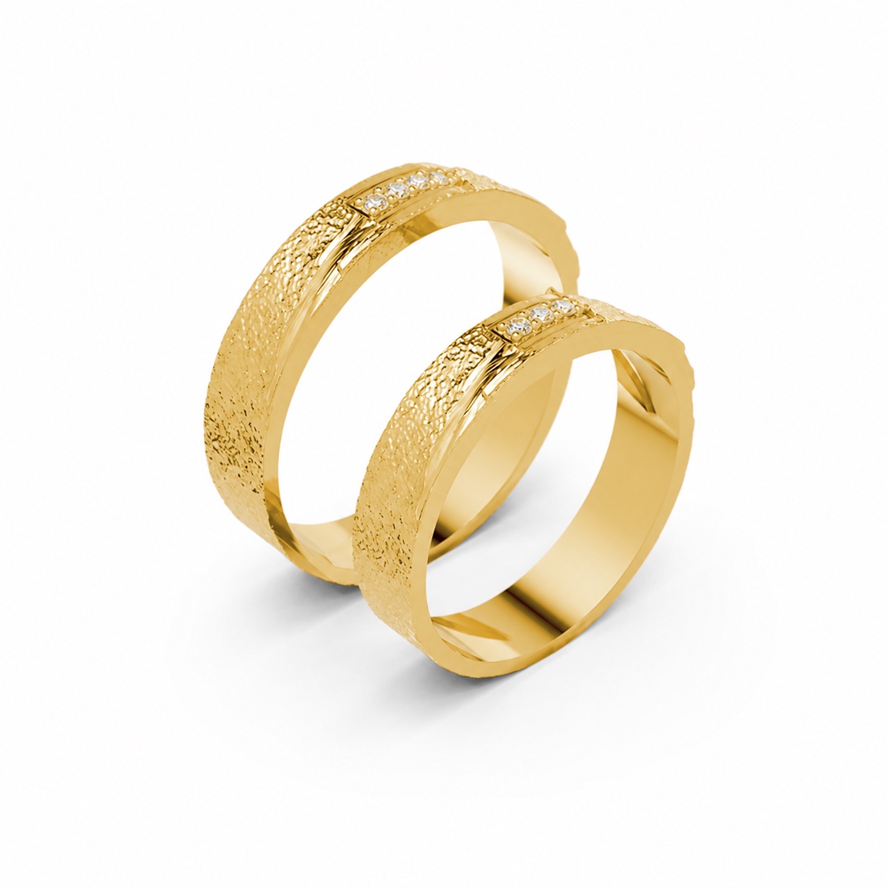 Nhẫn cưới Horizon A266 Vàng Gold thiết kế tinh tế, sang trọng