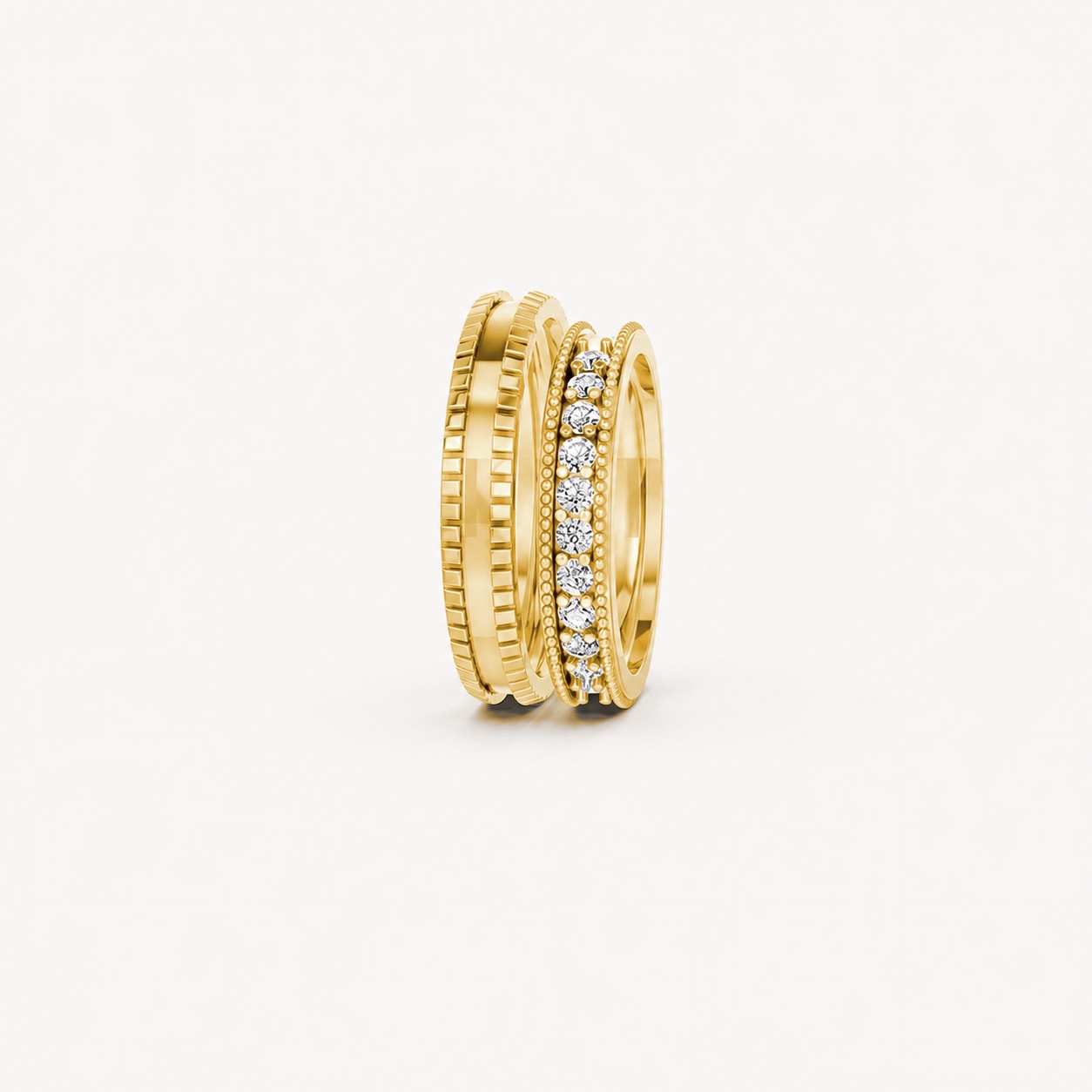 Nhẫn cưới E352 màu Vàng Gold vàng 10K/14K/18K/607 cao cấp, thanh lịch