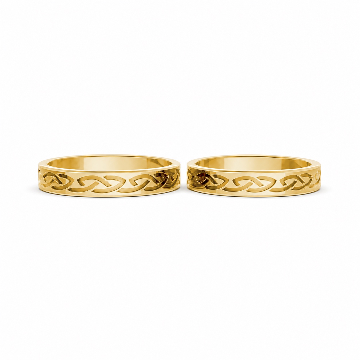 NHẪN CƯỚI E873 màu Vàng Gold thiết kế tinh xảo, độc đáo