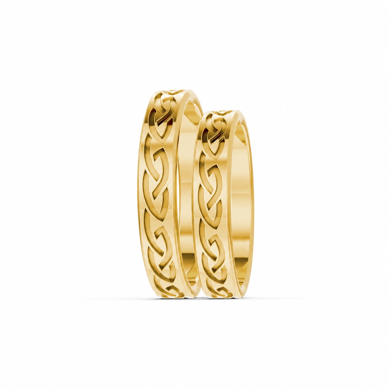 NHẪN CƯỚI E873 màu Vàng Gold thiết kế phá cách, sang trọng
