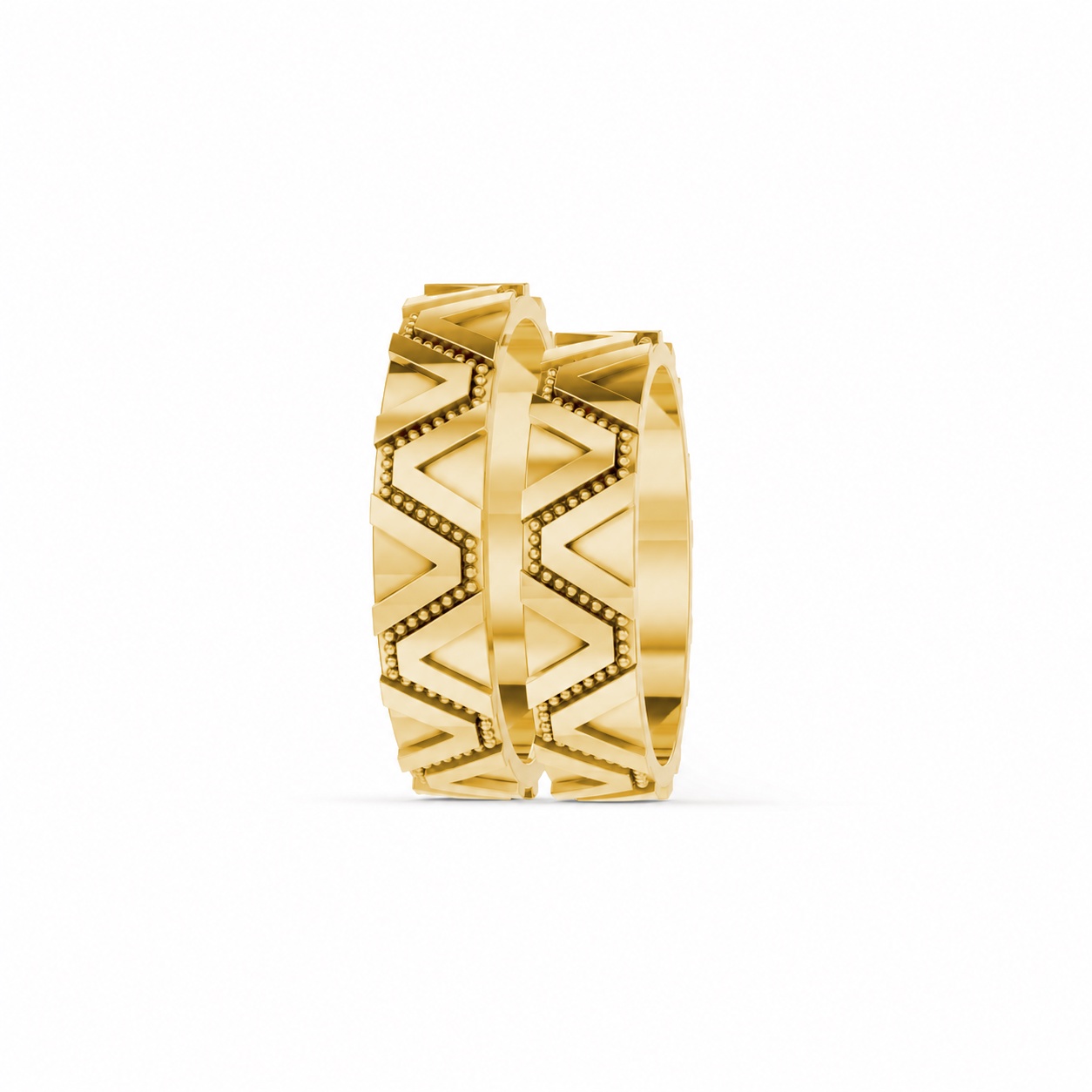 NHẪN CƯỚI E880 màu Vàng Gold thiết kế phá cách, sang trọng