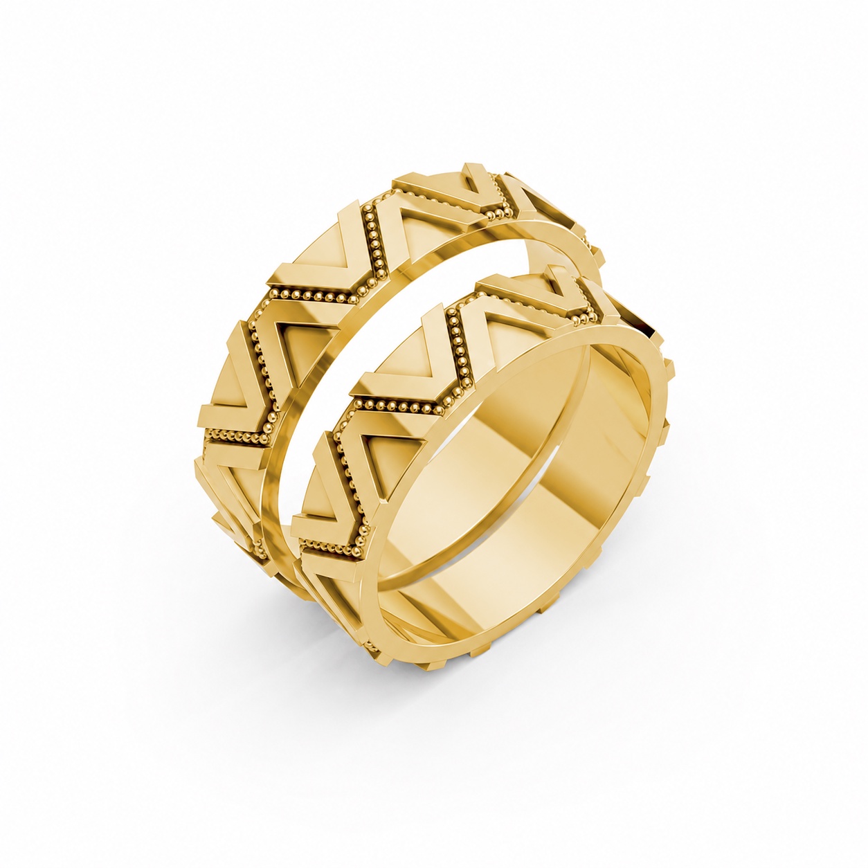 NHẪN CƯỚI E880 màu Vàng Gold thiết kế tinh tế, sang trọng