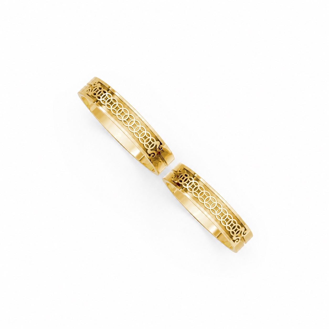 Nhẫn cưới E907 Vàng Gold thiết kế tinh xảo, độc đáo