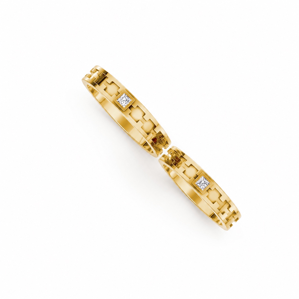 Nhẫn cưới F307 Vàng Gold thiết kế tinh xảo, độc đáo