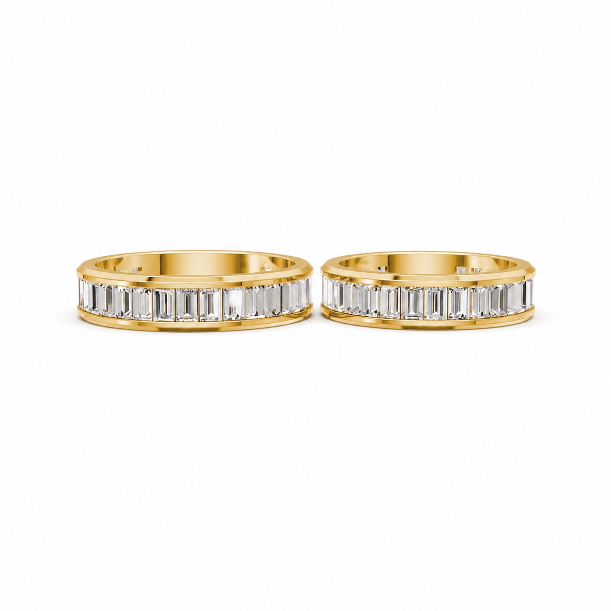 Nhẫn cưới F314 Vàng Gold vàng 10K/14K/18K/607 cao cấp, thanh lịch