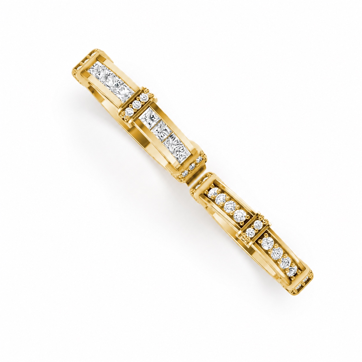 Nhẫn cưới F318 Vàng Gold thiết kế tinh xảo, độc đáo