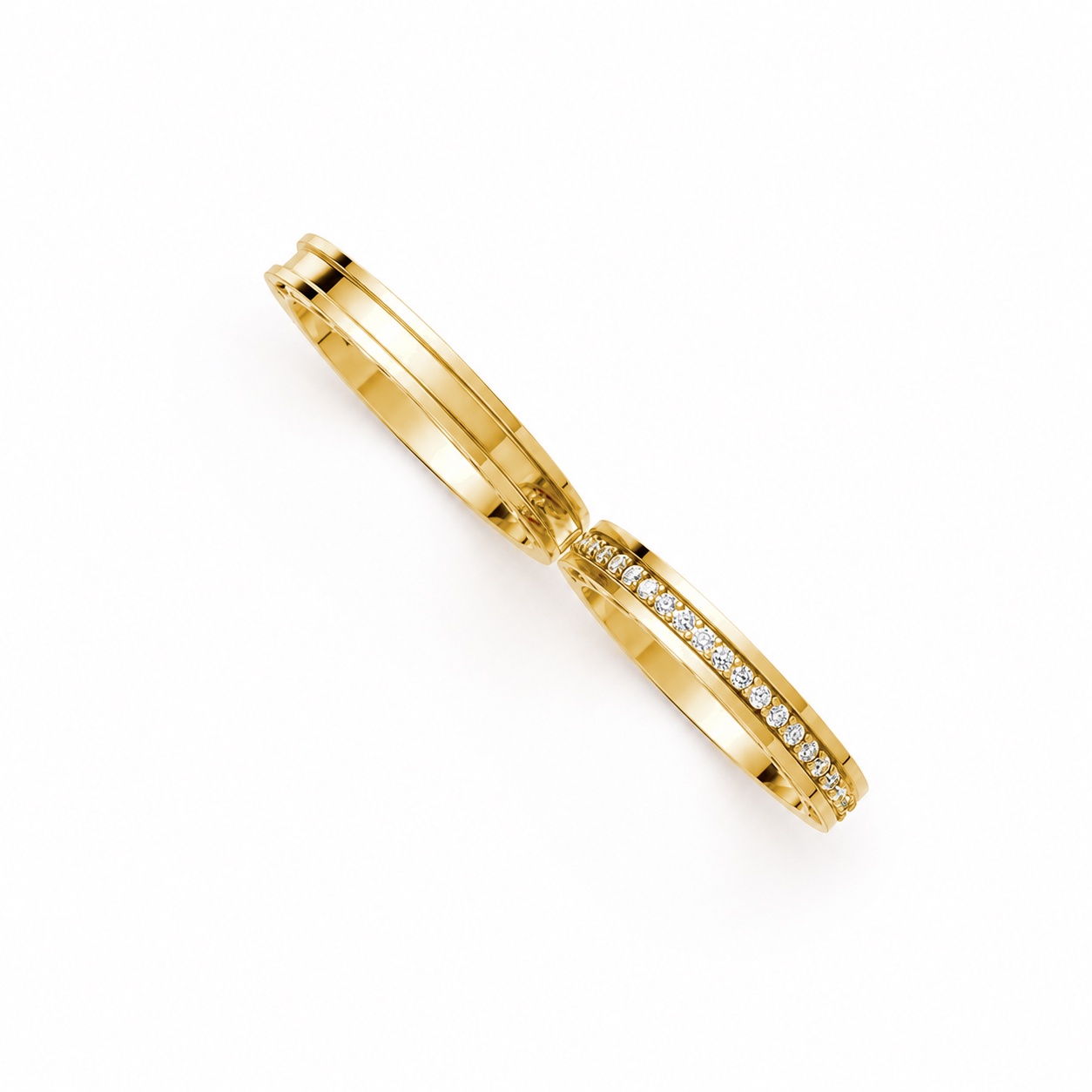 Nhẫn cưới F323 Vàng Gold thiết kế tinh xảo, độc đáo