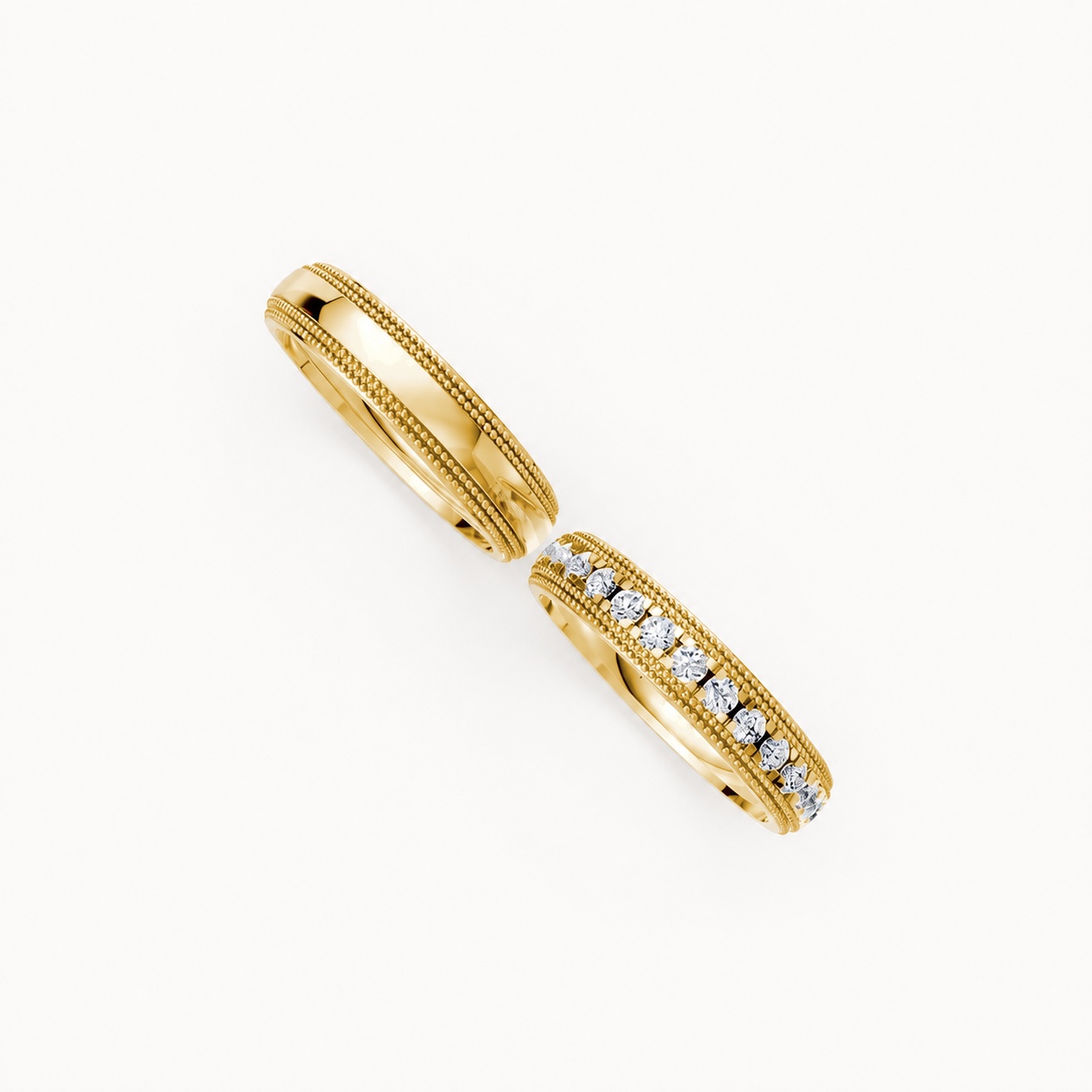 Nhẫn cưới F99 Vàng Gold thiết kế tinh xảo, độc đáo