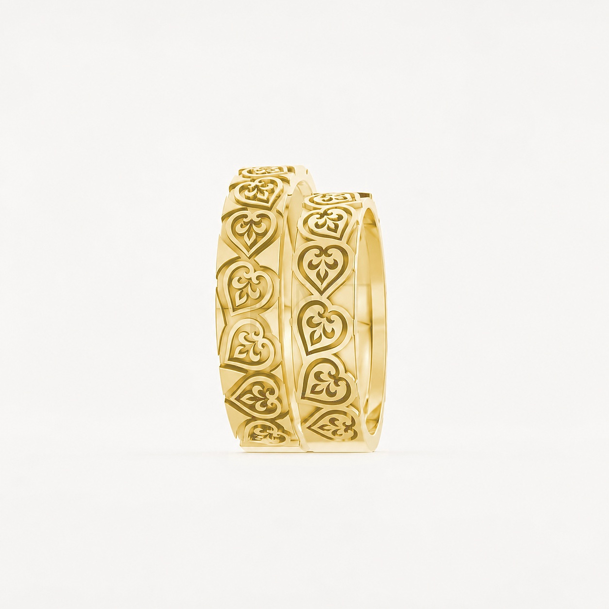 Nhẫn cưới H58 Vàng Gold thiết kế phá cách, sang trọng