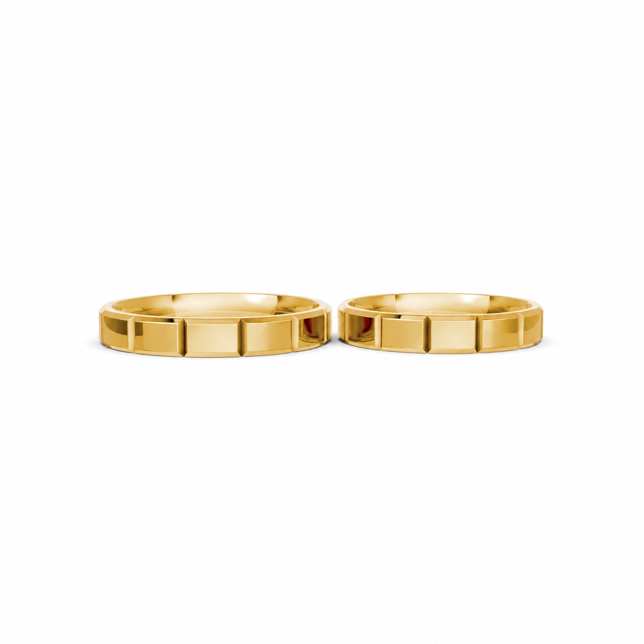 Nhẫn cưới H60 Vàng Gold vàng 10K/14K/18K/607 cao cấp, thanh lịch