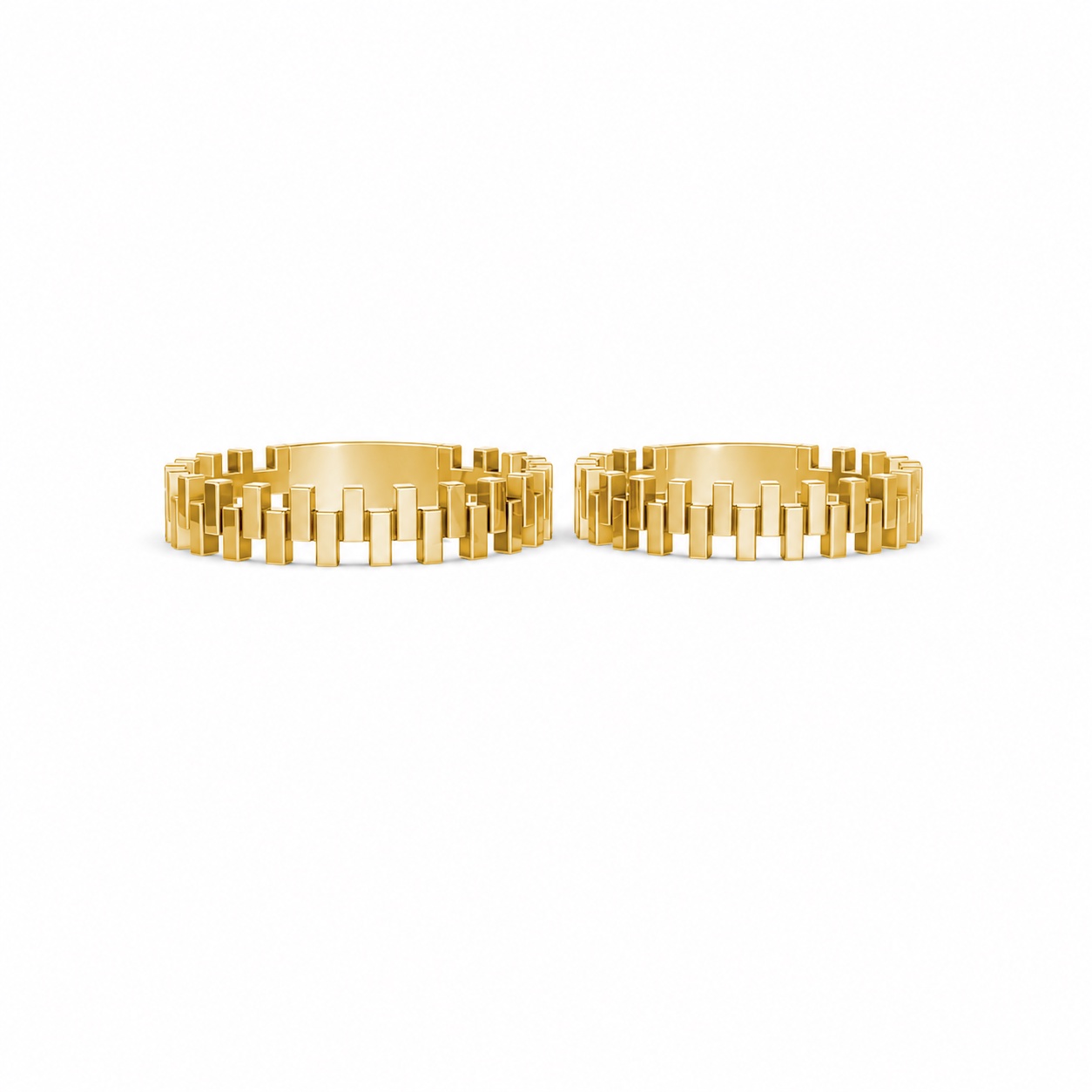 Nhẫn cưới H61 màu Vàng Gold thiết kế tinh xảo, độc đáo