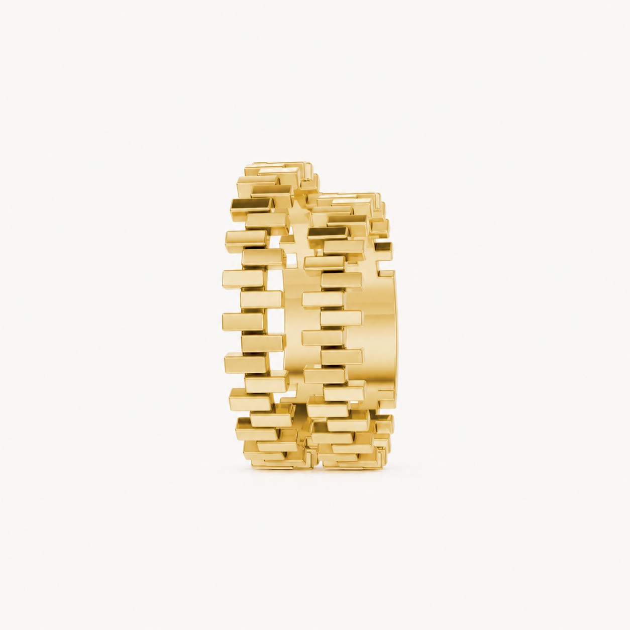 Nhẫn cưới H61 màu Vàng Gold vàng 10K/14K/18K/607 cao cấp, thanh lịch