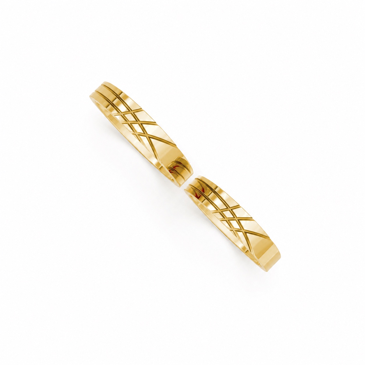 Nhẫn cưới H65 Vàng Gold thiết kế tinh xảo, độc đáo