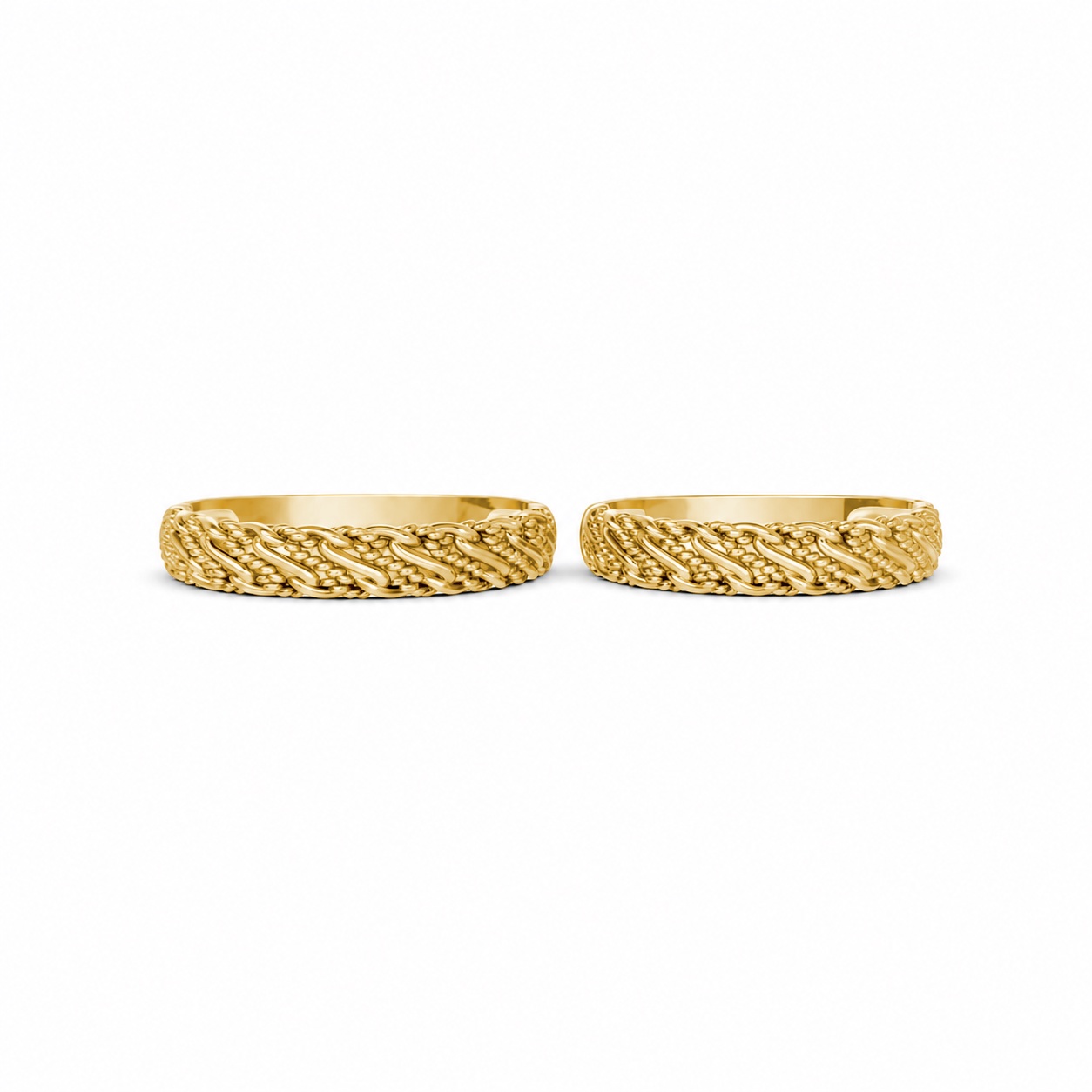Nhẫn cưới H71 màu Vàng Gold vàng 10K/14K/18K/607 cao cấp, thanh lịch