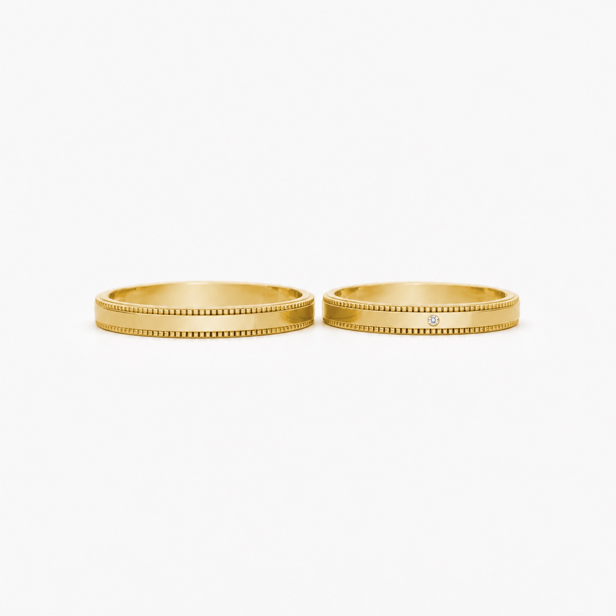 Nhẫn cưới H95 Vàng Gold vàng 10K/14K/18K/607 cao cấp, thanh lịch