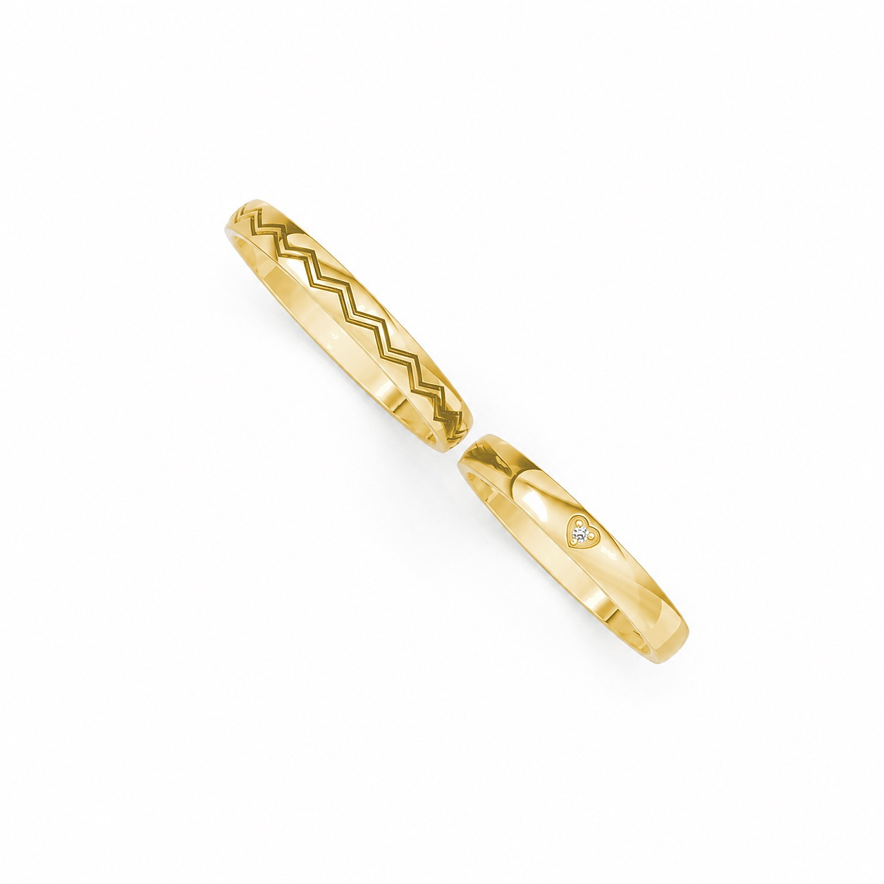 Nhẫn cưới H96 Vàng Gold thiết kế tinh xảo, độc đáo