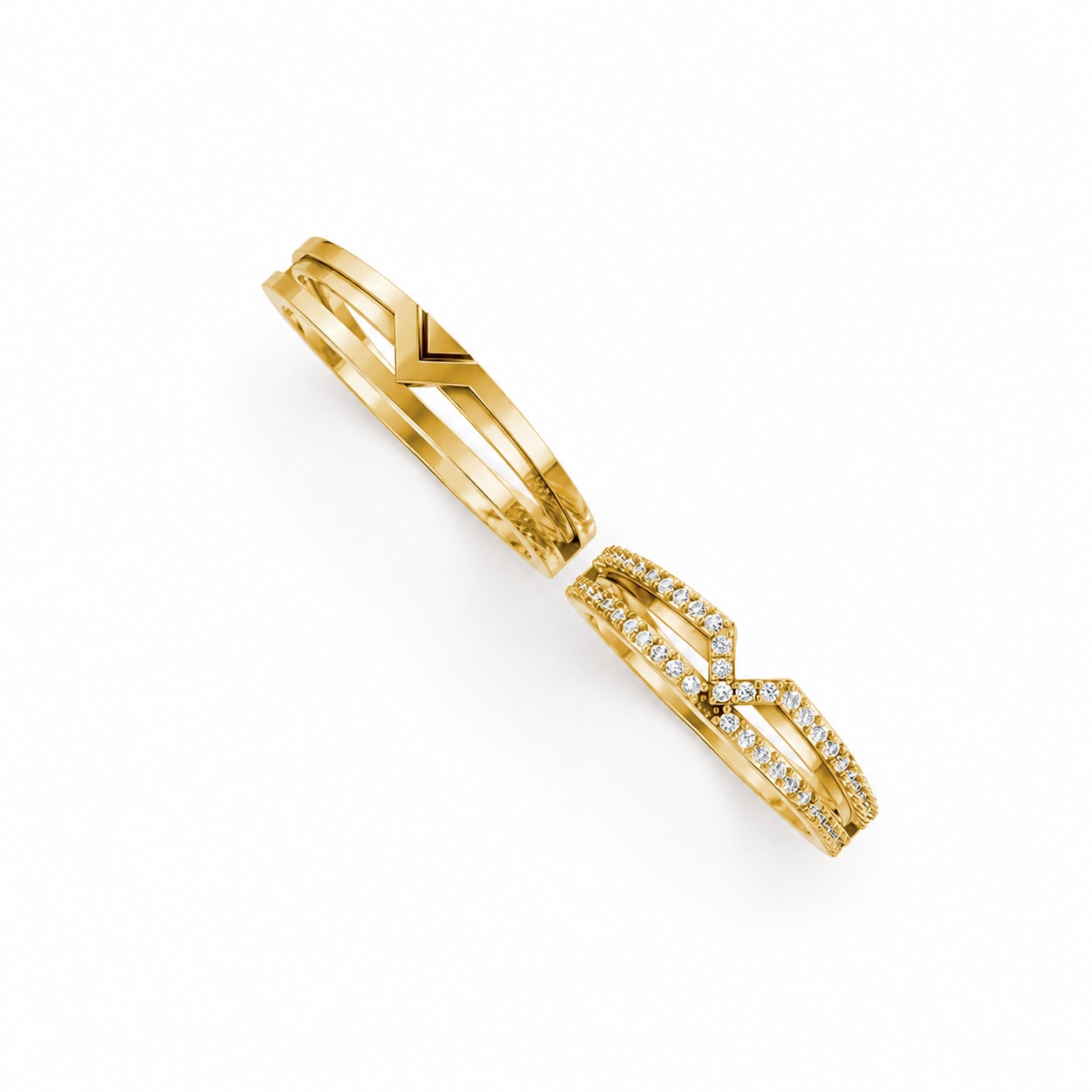 Nhẫn cưới K26 Vàng Gold thiết kế tinh xảo, độc đáo