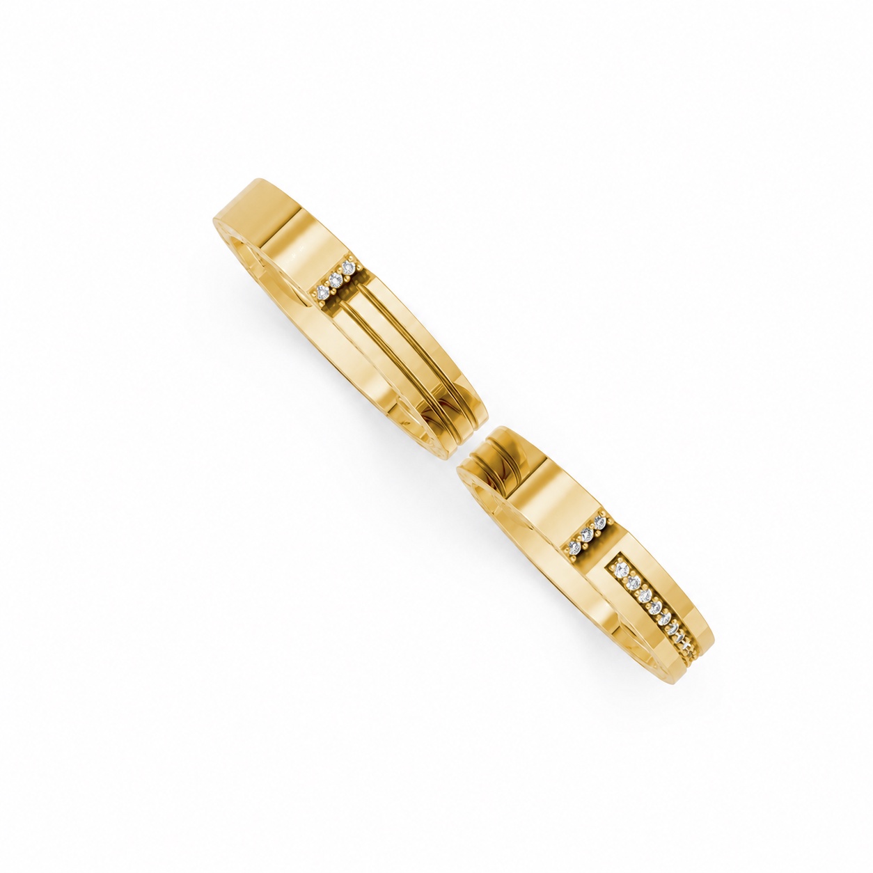 Nhẫn cưới S228 Vàng Gold thiết kế tinh xảo, độc đáo