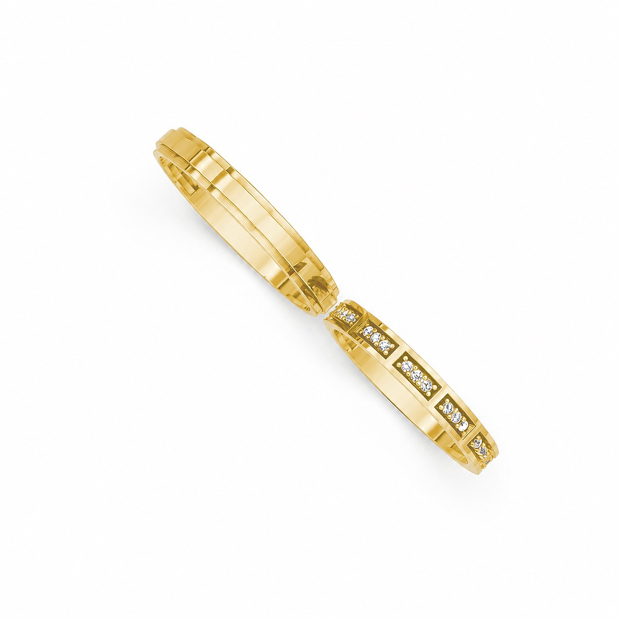 Nhẫn cưới TG23 Vàng Gold thiết kế tinh xảo, độc đáo