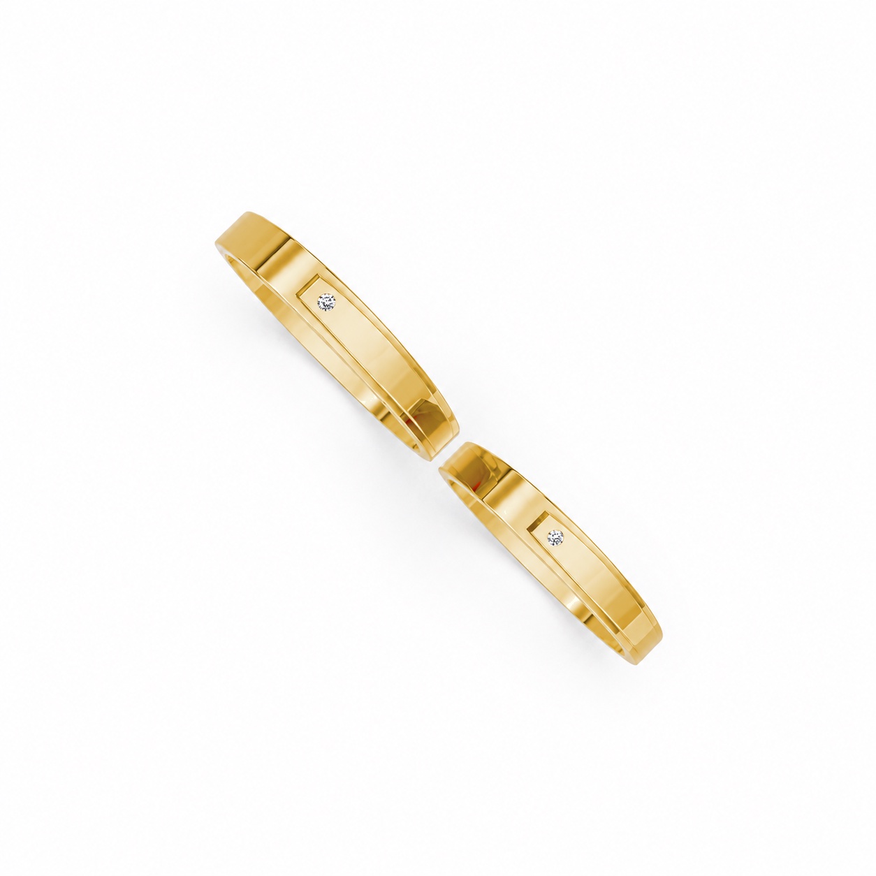 Nhẫn cưới TG7 Vàng Gold thiết kế tinh xảo, độc đáo