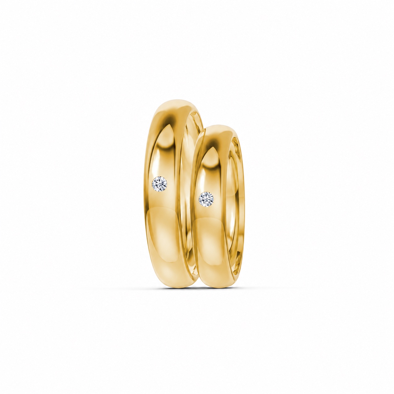 Nhẫn cưới TG8 Vàng Gold thiết kế phá cách, sang trọng